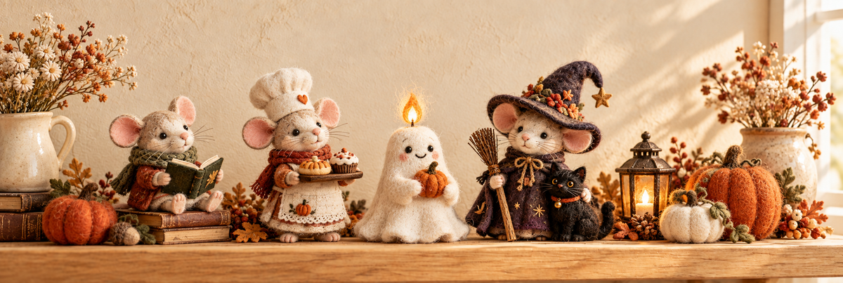 Best Sellers needle felted figurine collection