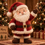 Star in Santa's Winter Moments, handmade needle-felted Christmas decor